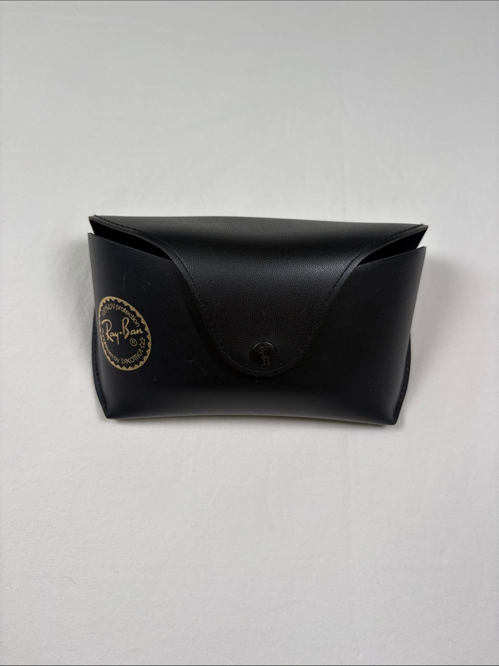 Ray-Ban Black Men's Sunglasses Pouch with Gold Logo